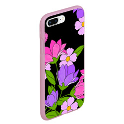Чехол для iPhone 7Plus/8 Plus матовый Ночные цветы - фото 2