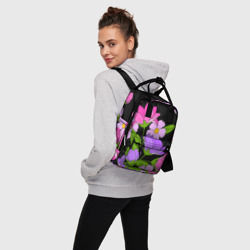 Женский рюкзак 3D Ночные цветы - фото 2