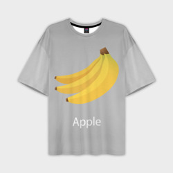 Мужская футболка oversize 3D Banana apple