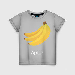 Детская футболка 3D Banana apple