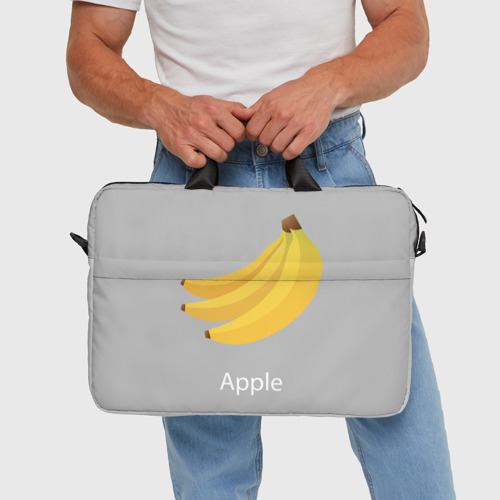 Сумка для ноутбука 3D Banana apple, цвет 3D печать - фото 5