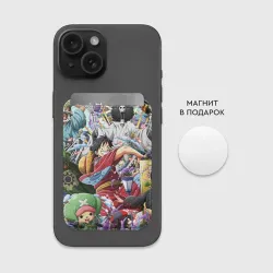 Картхолдер Magsafe магнитный One Piece стикербомбинг - фото 2