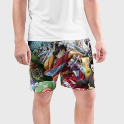 Мужские шорты спортивные One Piece стикербомбинг - фото 2