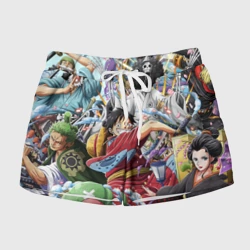 Женские шорты 3D One Piece стикербомбинг