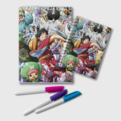 Блокнот One Piece стикербомбинг