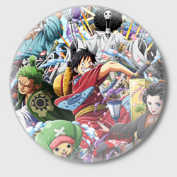 Значок One Piece стикербомбинг