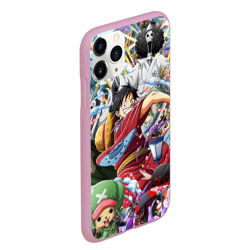 Чехол для iPhone 11 Pro Max матовый One Piece стикербомбинг - фото 2