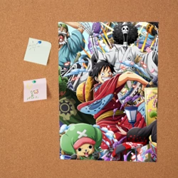 Постер One Piece стикербомбинг - фото 2