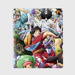 Тетрадь One Piece стикербомбинг