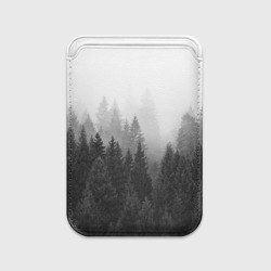 Картхолдер Magsafe магнитный Туманный лес ёлок