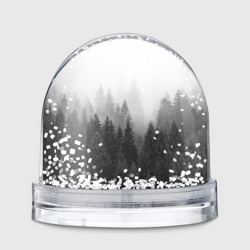 Игрушка Снежный шар Туманный лес ёлок