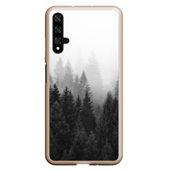 Чехол для Honor 20 Туманный лес ёлок