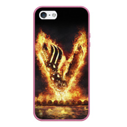 Чехол для iPhone 5/5S матовый Викинги vikings v