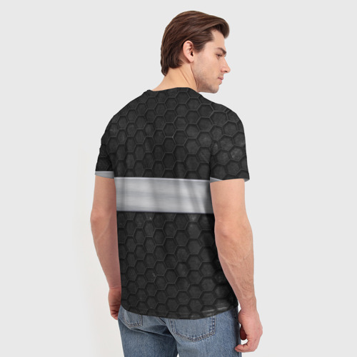 Мужская футболка 3D Серега всегда прав - соты, цвет 3D печать - фото 4
