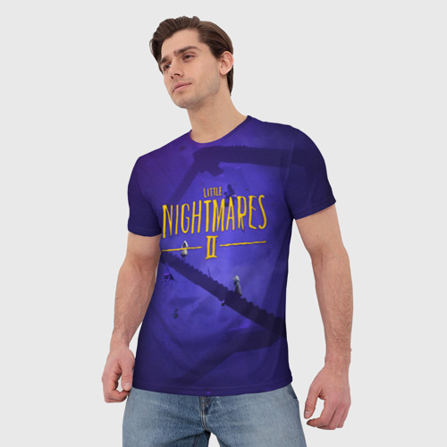 Мужская футболка 3D с принтом LITTLE NIGHTMARES | ЛИТЛ НАЙТМЕРС, фото на моделе #1