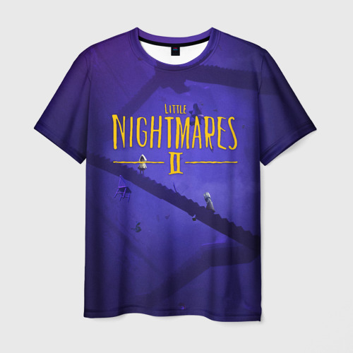 Мужская футболка 3D с принтом LITTLE NIGHTMARES | ЛИТЛ НАЙТМЕРС, вид спереди #2