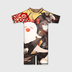 Детский купальный костюм 3D Genshin Impact HU Tao