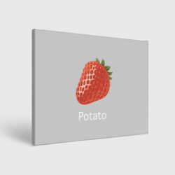 Холст прямоугольный Strawberry potatoes