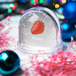 Игрушка Снежный шар Strawberry potatoes - фото 2