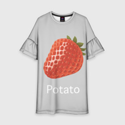 Детское платье 3D Strawberry potatoes