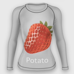 Женский рашгард 3D Strawberry potatoes