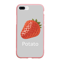 Чехол для iPhone 7Plus/8 Plus матовый Strawberry potatoes