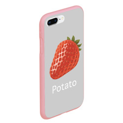 Чехол для iPhone 7Plus/8 Plus матовый Strawberry potatoes - фото 2