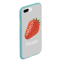 Чехол для iPhone 7Plus/8 Plus матовый Strawberry potatoes - фото 2