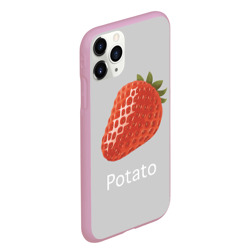 Чехол для iPhone 11 Pro Max матовый Strawberry potatoes - фото 2