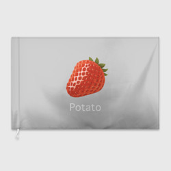 Флаг 3D Strawberry potatoes