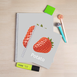 Тетрадь Strawberry potatoes - фото 2