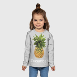 Детский лонгслив 3D Pineapple cucumber - фото 2