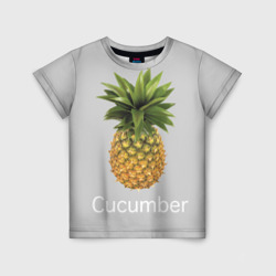 Детская футболка 3D Pineapple cucumber