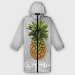 Женский дождевик 3D Pineapple cucumber