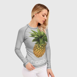 Женский рашгард 3D Pineapple cucumber - фото 2
