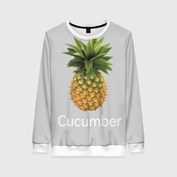 Женский свитшот 3D Pineapple cucumber