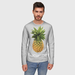 Мужской лонгслив 3D Pineapple cucumber - фото 2