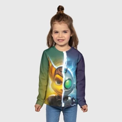 Детский лонгслив 3D Рэтчет и Кланr - фото 2