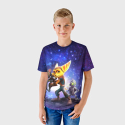 Детская футболка 3D Ratchet & Clank game - фото 2