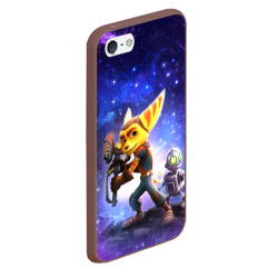 Чехол для iPhone 5/5S матовый Ratchet & Clank game - фото 2