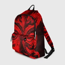 Рюкзак 3D Black red dragons tatoo
