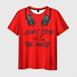 Don't stop the music – Футболка с принтом купить со скидкой в -26%