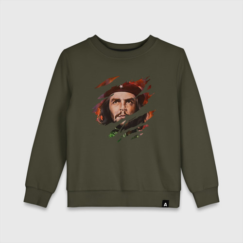 Детский свитшот хлопок Che Guevara Че Гевара, цвет хаки