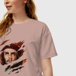 Женская футболка хлопок Oversize Che Guevara Че Гевара - фото 2