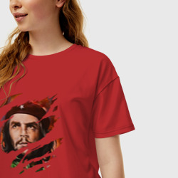 Женская футболка хлопок Oversize Che Guevara Че Гевара - фото 2