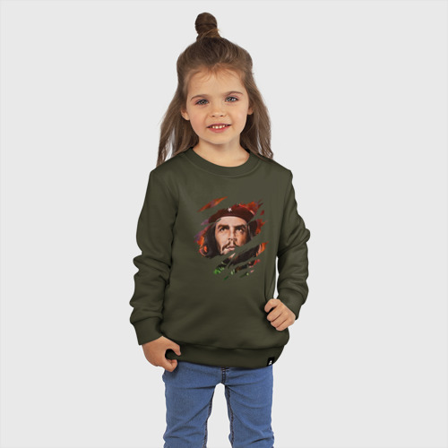 Детский свитшот хлопок Che Guevara Че Гевара, цвет хаки - фото 3