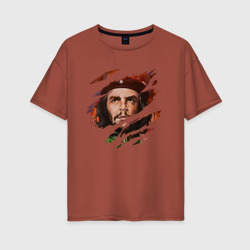 Женская футболка хлопок Oversize Che Guevara Че Гевара