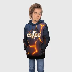 Детская толстовка 3D CS GO КС Го 3D плиты - фото 2