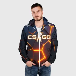 Мужская ветровка 3D CS GO КС Го 3D плиты - фото 2