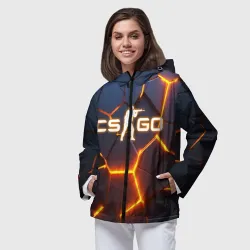 Женская ветровка 3D CS GO КС Го 3D плиты - фото 2